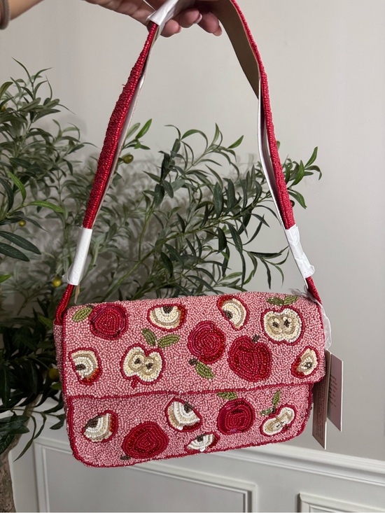 T.J.Maxx Handbags - MADE IN INDIA beaded apple shoulder bag